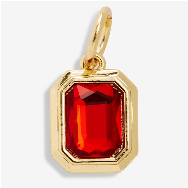 Birthstone & Gold Rectangle Charms  - 55860