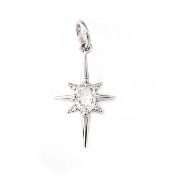 North Star Jeweled Charm - 55862