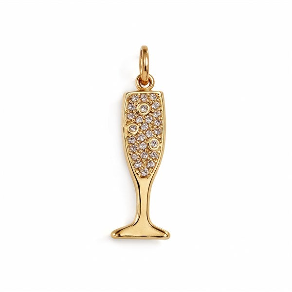 Champagne Jeweled Charm - 55867