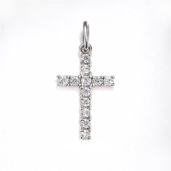 Jeweled Cross Charm - 55873