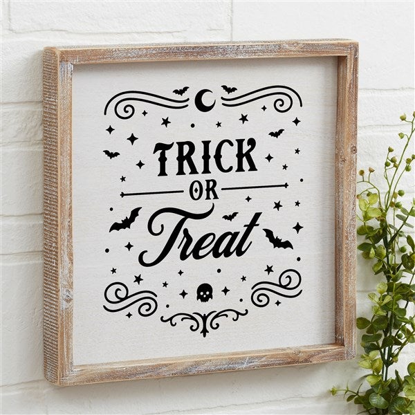 Kittenish Personalized Pinkoween Framed Wall Art - 56093
