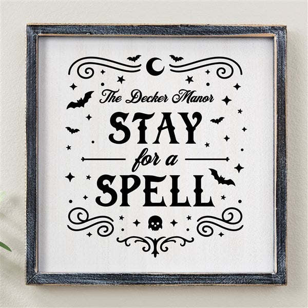 Kittenish Personalized Pinkoween Framed Wall Art - 56093