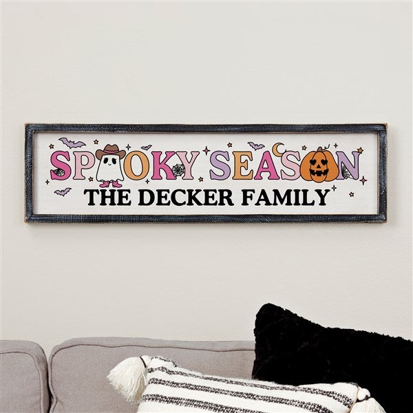 Kittenish Personalized Pinkoween Framed Wall Art - 56093