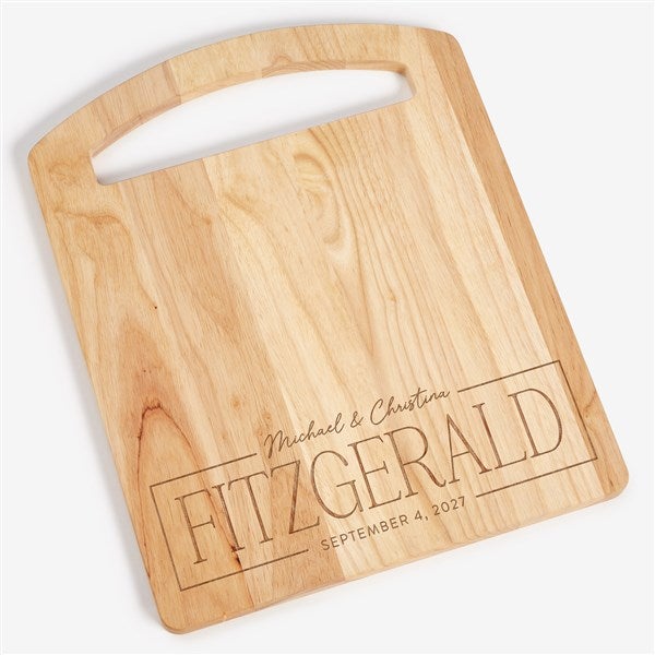 Love & Gather Personalized Rubberwood Cutting Board  - 56245