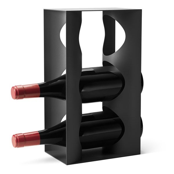Georg Jensen Alfredo Steel Wine Rack Matte Black Store - 56398