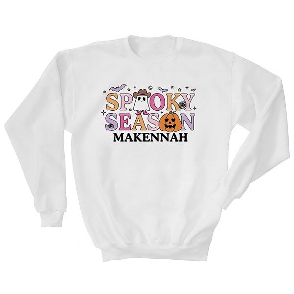 Kittenish Personalized Pinkoween Spooky Season Sweatshirts - 56400