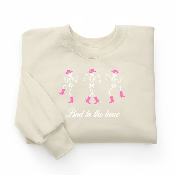 Kittenish Personalized Pinkoween Dancing Skeletons Sweatshirts - 56401