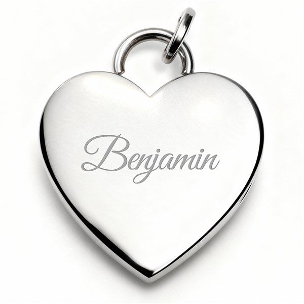 Engraved Heart Charm - 56420