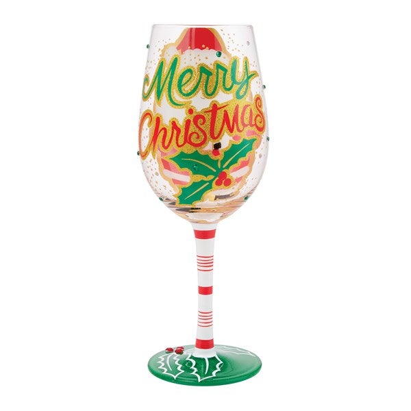 Here Comes Santa Claus Wine Glass - 56497