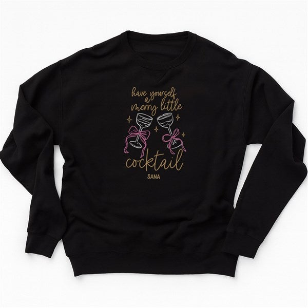 Kittenish Personalized Holiday Spirits Sweatshirts - 56575