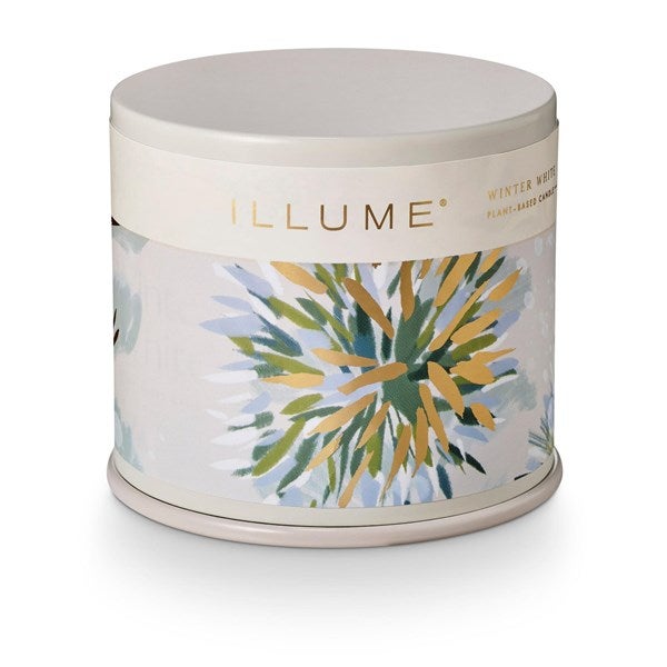 Illume Vanity Tin Candle Winter White  - 56674