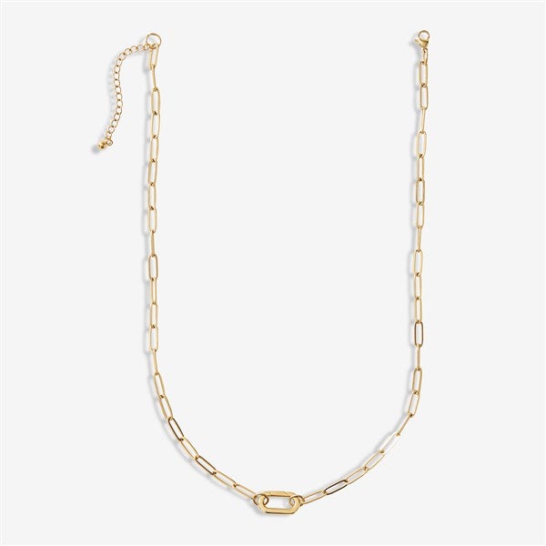 Charm Necklace in Gold     - 56961