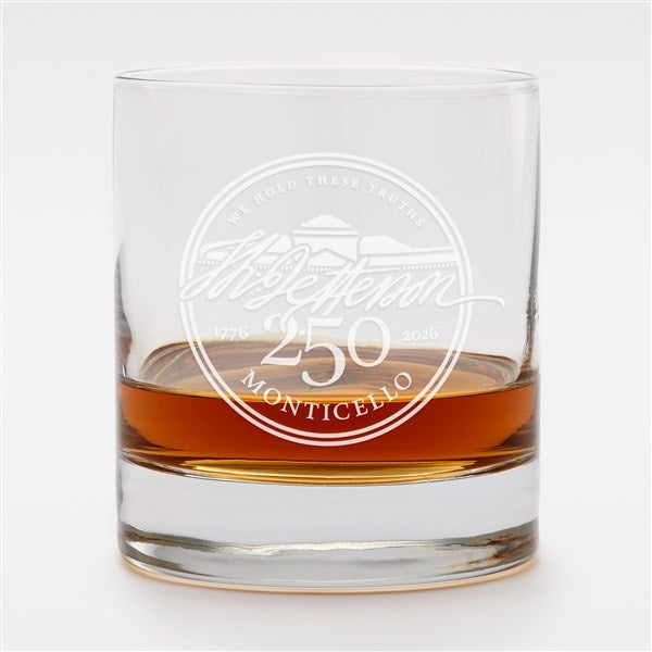 United States 250th Birthday Luigi Bormioli Luigi Bormioli® Personalized Old Fashioned Whiskey Glass - 57030