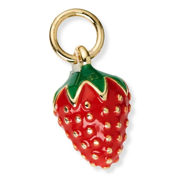 Strawberry Enamel Charm - 57106