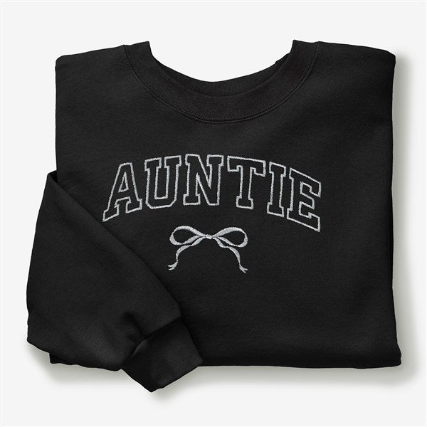 Embroidered Bow Adult Sweatshirt by Jessie James Decker - 57330