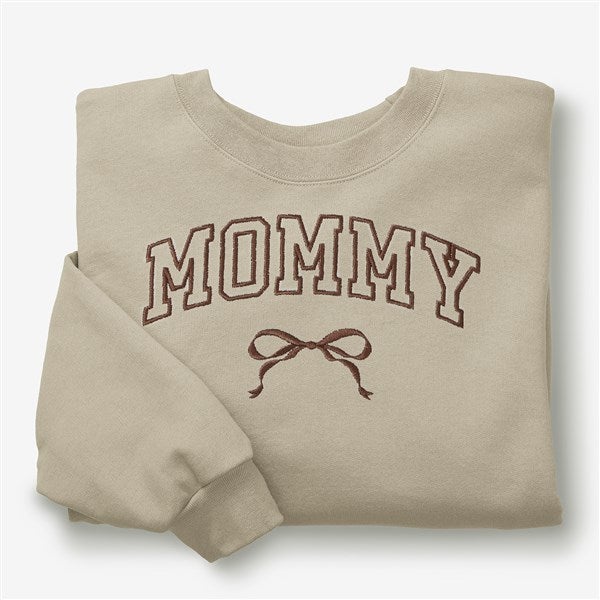 Embroidered Bow Adult Sweatshirt by Jessie James Decker - 57330