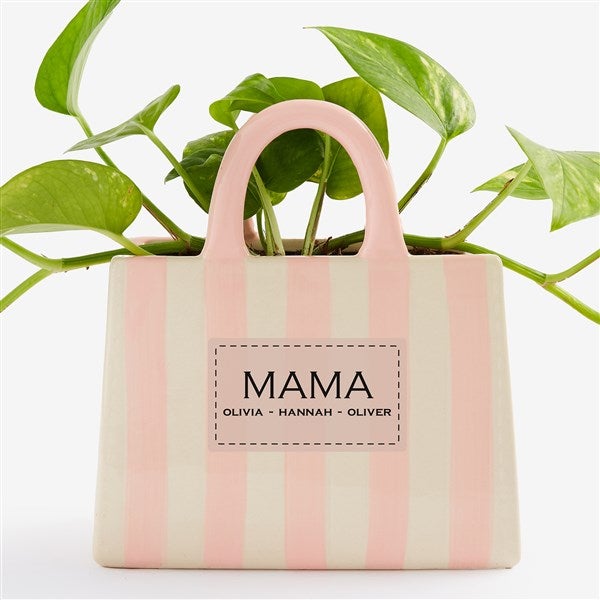 Personalized Miranda Purse Planter - Framed Name - 57600