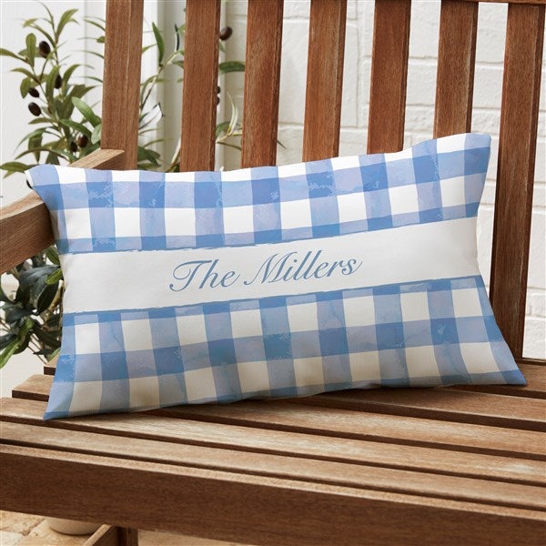 Watercolor Freedom Personalized Outdoor Throw Pillow - 57653