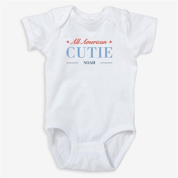Watercolor Freedom Personalized Baby Clothing - 57664