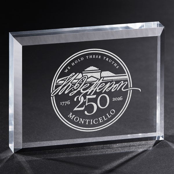United States 250th Birthday Rectangle Keepsake - 57684
