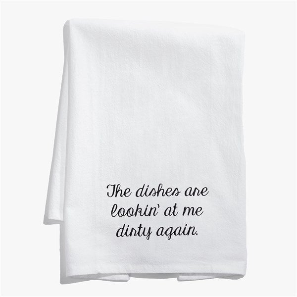 Write Your Own Embroidered Tea Towel - 57822
