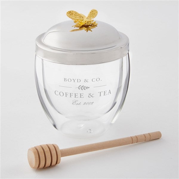 Etched Double Walled Honey Jar by Nikki Boyd - 58155