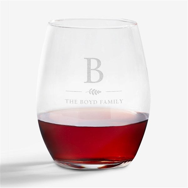 Etched Wine Glass Collection by Nikki Boyd - 58169