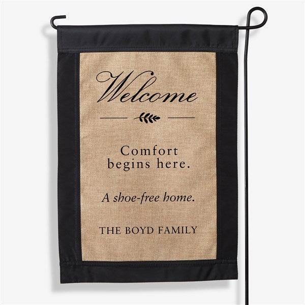 Personalized Burlap Garden Flag by Nikki Boyd - 58178