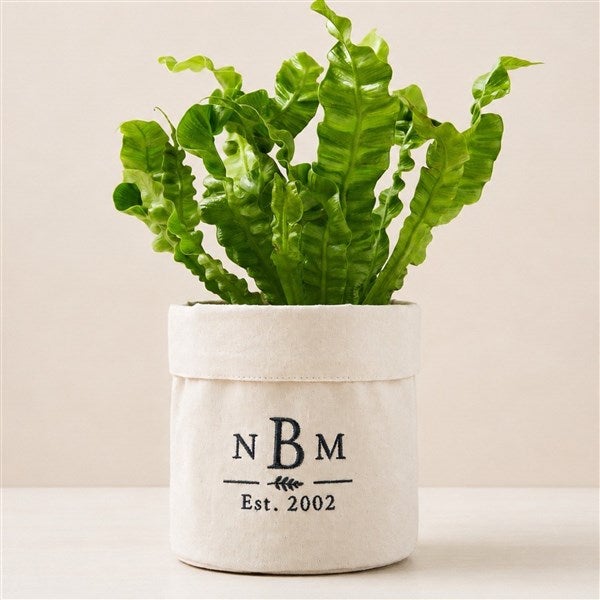 Embroidered Canvas Flower Planter by Nikki Boyd - 58181