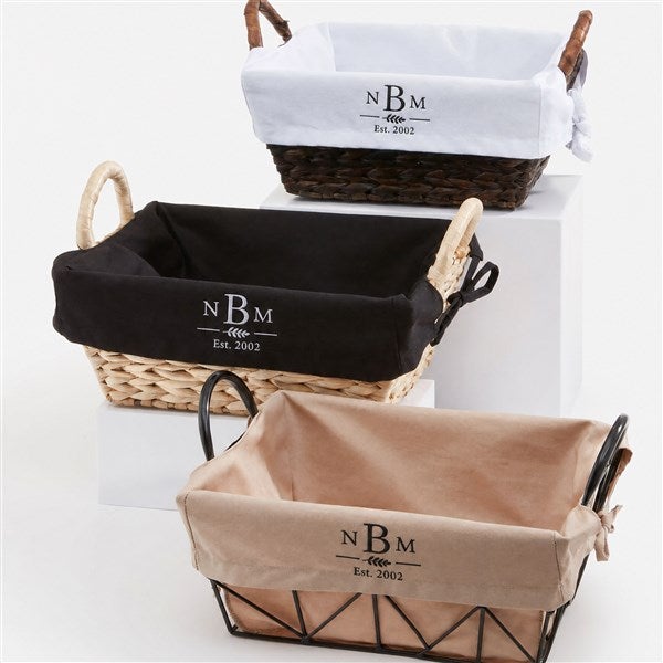Embroidered Basket Liner by Nikki Boyd - 58210