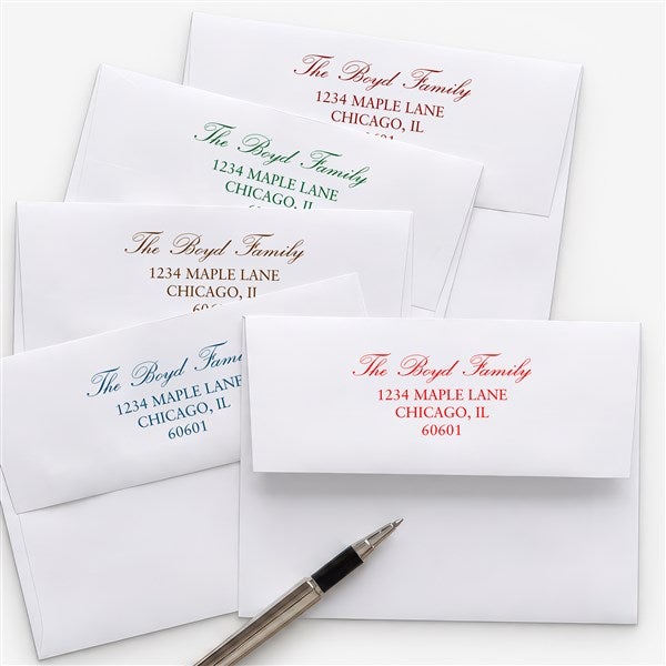 Return Address Imprinted 4 3/8" x 5 3/4" Envelopes by Nikki Boyd   - 58623
