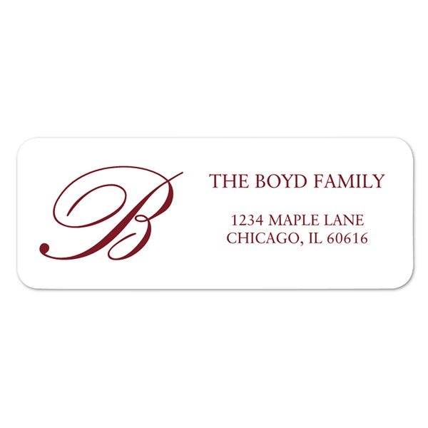 Personalized Return Address Labels by Nikki Boyd - 58625