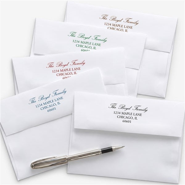 Return Address Imprinted 5 1/4" x 7 1/4" Envelopes by Nikki Boyd  - 58704