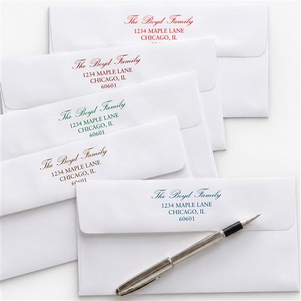 Return Address Imprinted 4 1/4" x 8 1/4" Envelopes by Nikki Boyd  - 58705