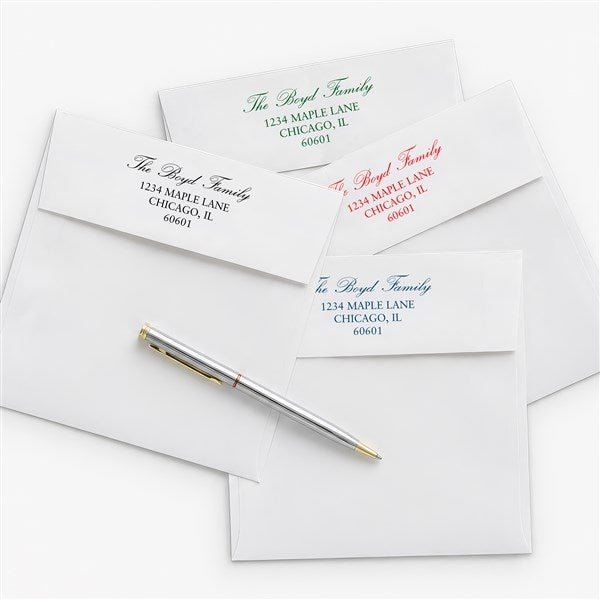 Return Address Imprinted 6" x 6" Envelopes by Nikki Boyd - 58706