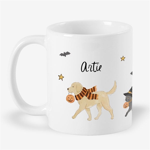Halloween Paws Personalized Coffee Mugs  - 58727