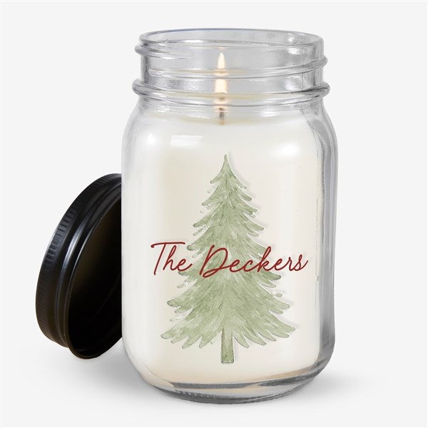 Personalized Evergreen Tree Mason Jar Candle by Jessie James Decker    - 58760