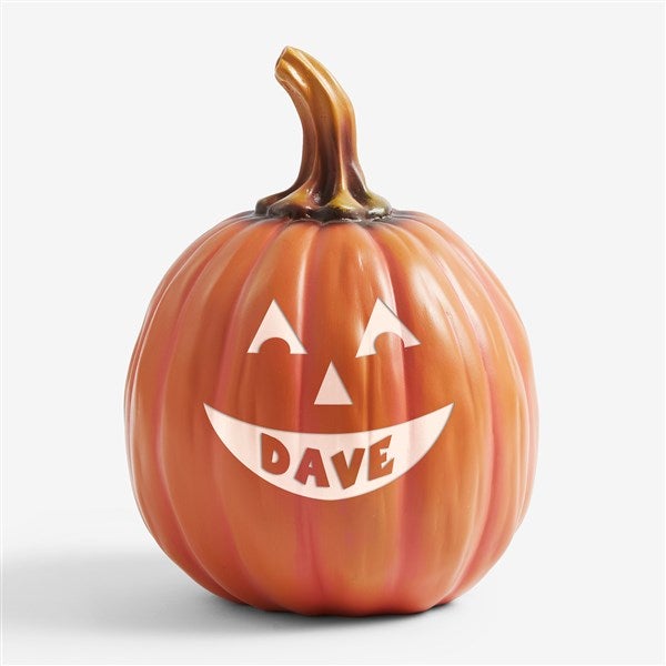 Personalized Jack-O-Lantern Halloween Pumpkins - 7566