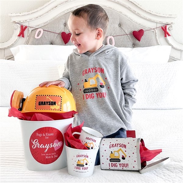 Personalized Kid's Construction Hard Hat