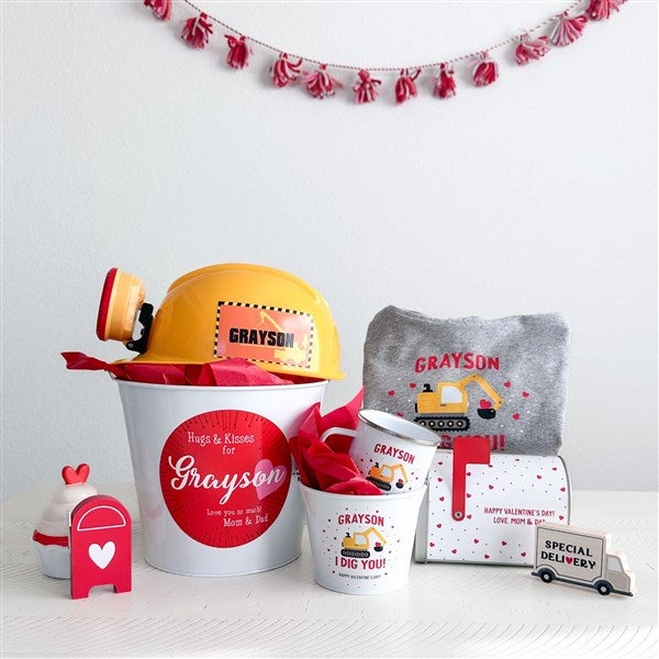 Personalized Kid's Construction Hard Hat