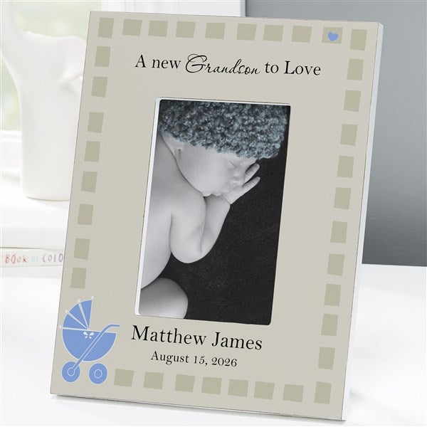 Personalized Grandparent Picture Frame - New Grandbaby - 8653