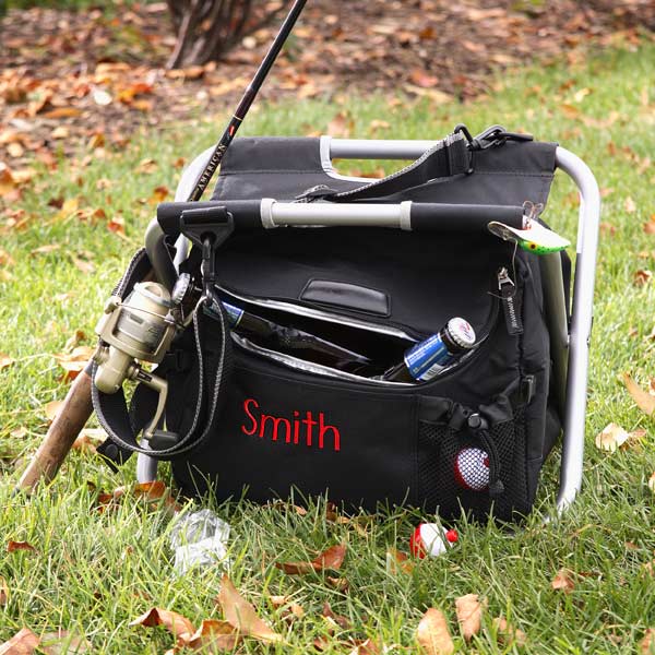 Personalized Fishing and Camping Cooler Chair - 9732