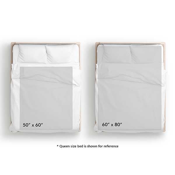 Personalized Embroidered 60x80 Fleece Blanket For Her