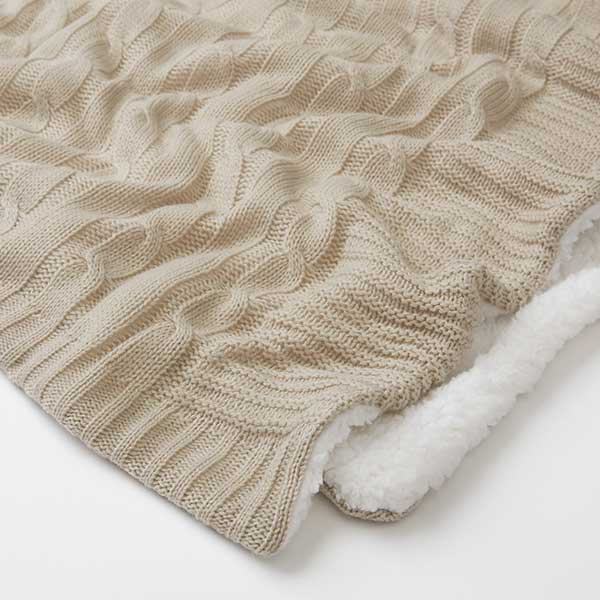 Tan Throw Family Love Personalized 50x60 Tan Knit Throw Blanket