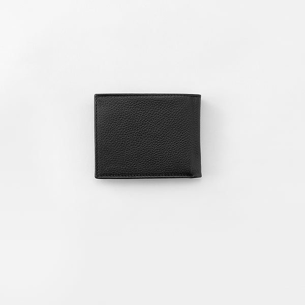 Engraved Black Leather RFID Wallet