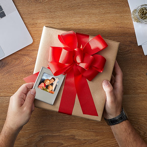 Our first christmas picture frame ornament