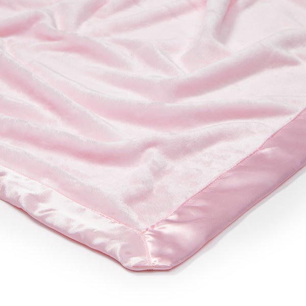 Write Your Own Embroidered Pink Baby Blanket