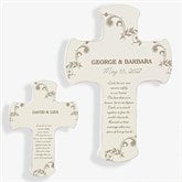 Marriage Blessings Personalized Wedding Wall Cross - 6887