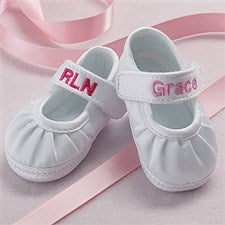 Personalized Mary Jane Girls Baby Shoes - 7070
