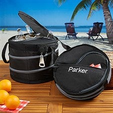 Personalized Collapsible Beverage Cooler - Drink Cooler - 7077